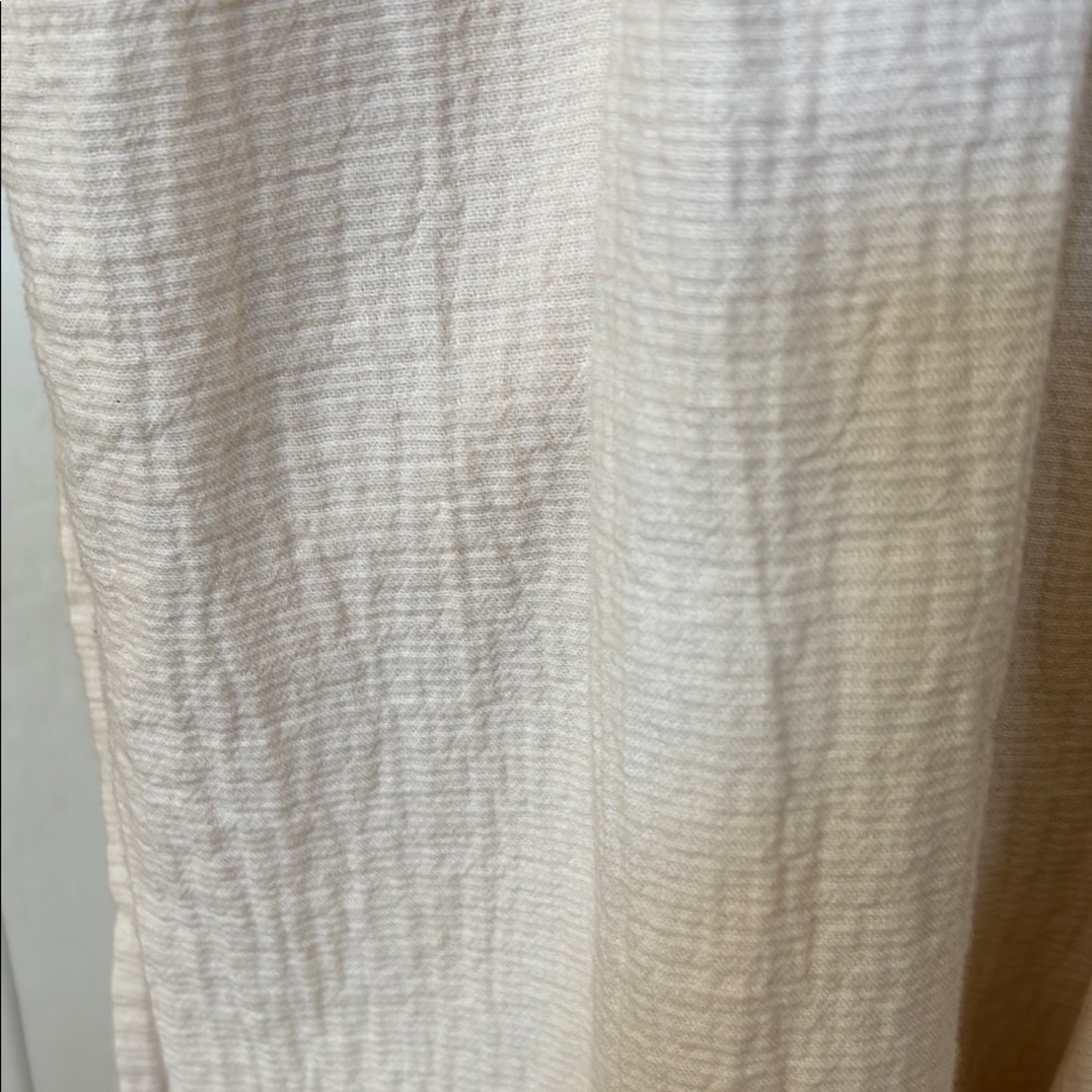 Anthropologie Beige Textured Jumpsuit - Picture 7 of 8